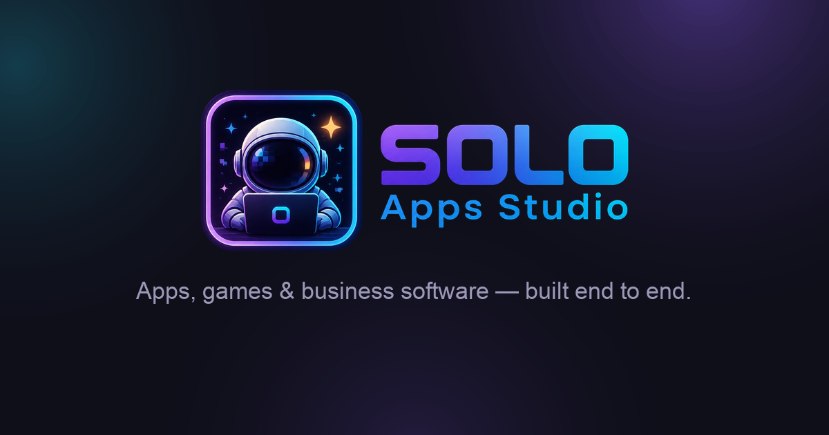 Solo dev here — just crossed 17 apps/games across 6 platforms, all built alone logo